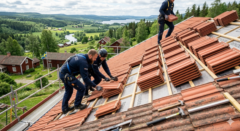 Takläggare i Gävle